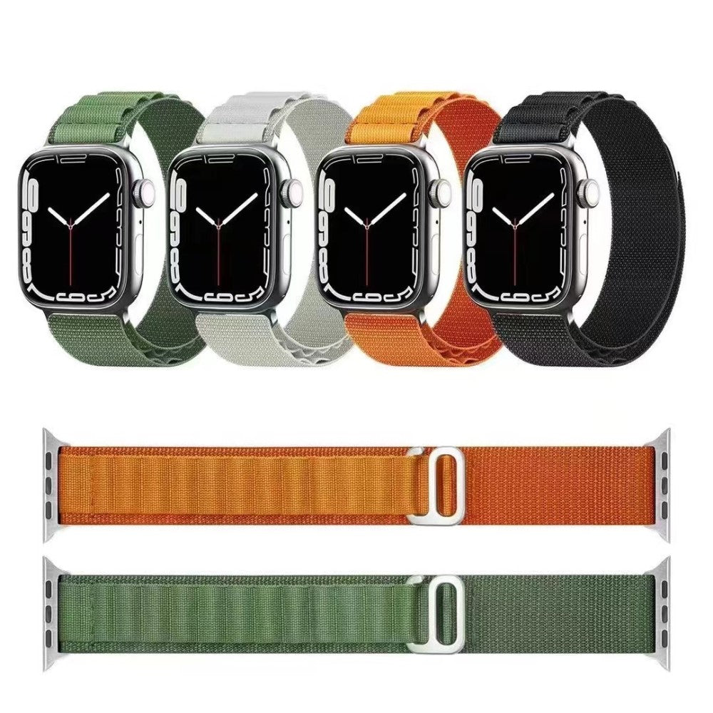 Meget kønt Universal Apple Nylon Rem - Størrelse: L - Hvid#serie_4