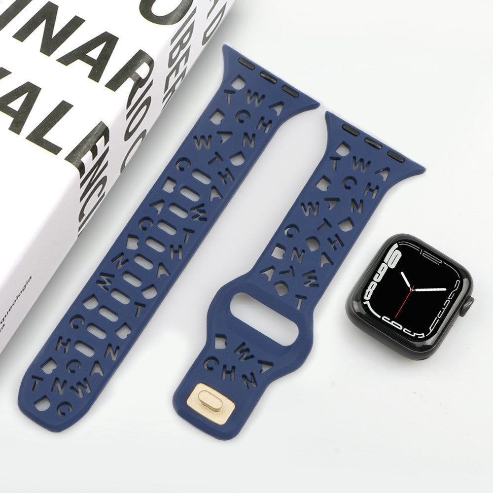Helt vildt fed Universal Apple Silikone Rem - Blå#serie_10