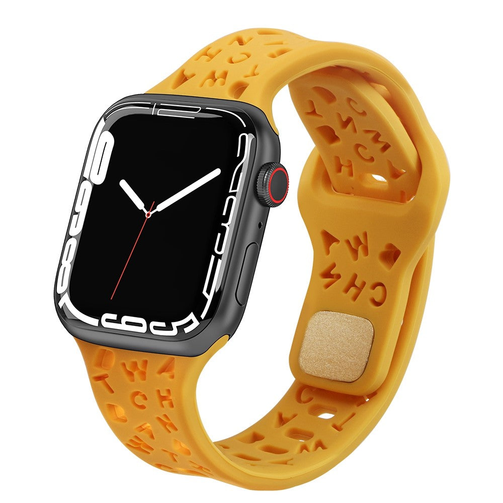 Helt vildt fed Universal Apple Silikone Rem - Orange#serie_5