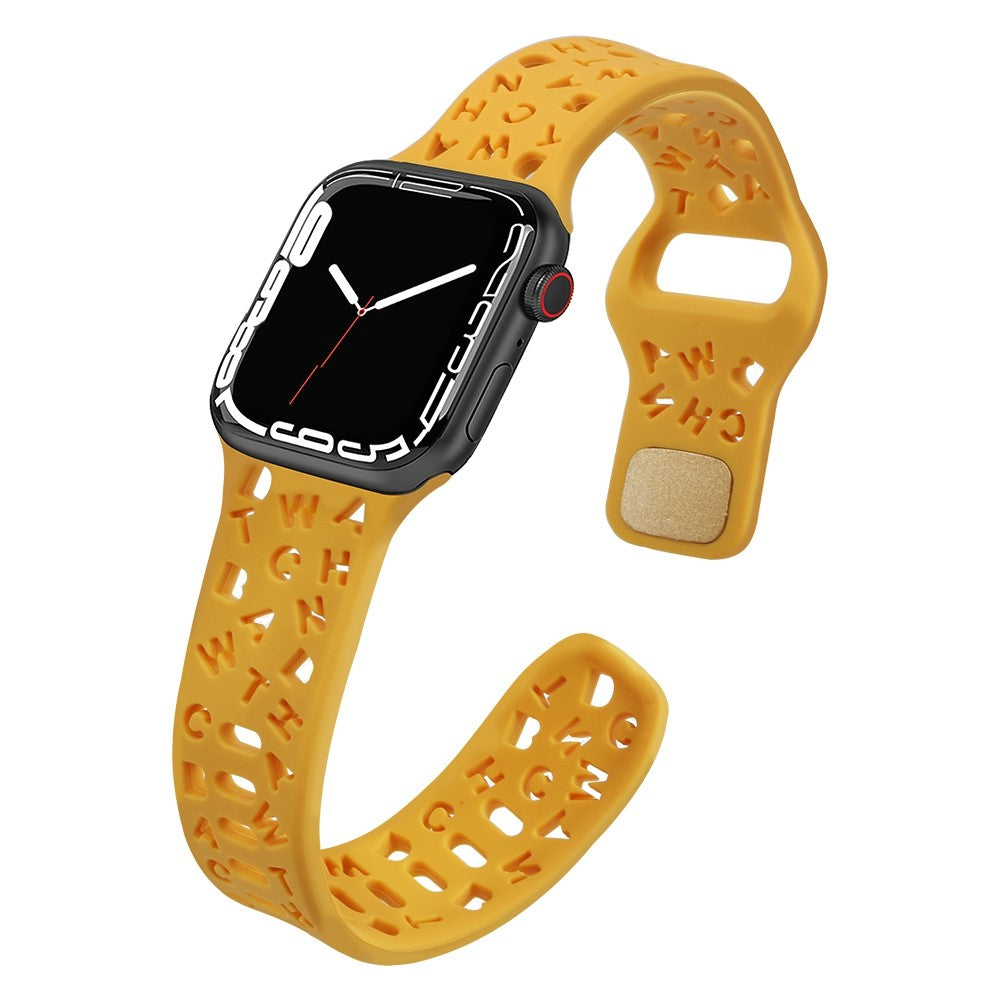 Helt vildt fed Universal Apple Silikone Rem - Orange#serie_5