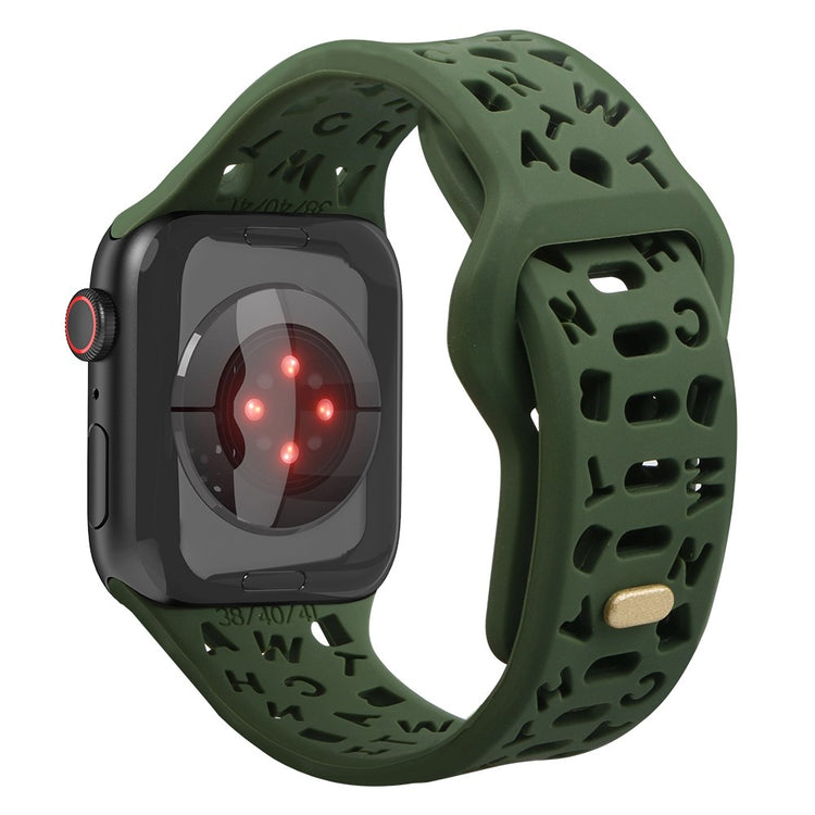 Meget fed Universal Apple Silikone Rem - Grøn#serie_6