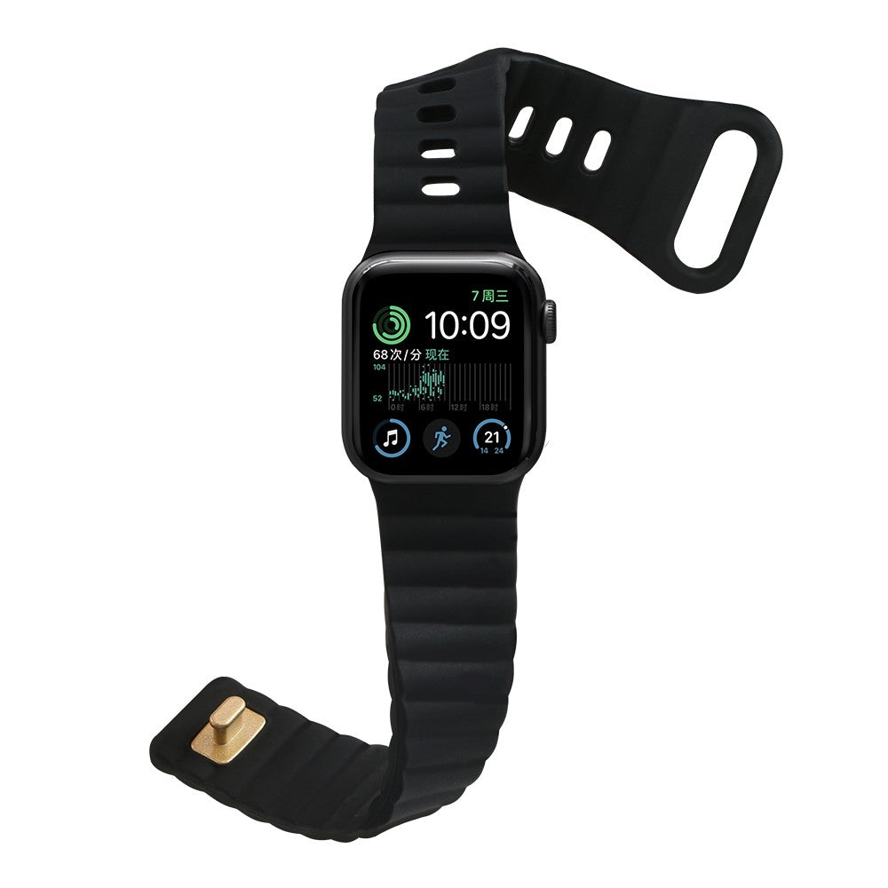 Meget slidstærk Universal Apple Silikone Rem - Sort#serie_1