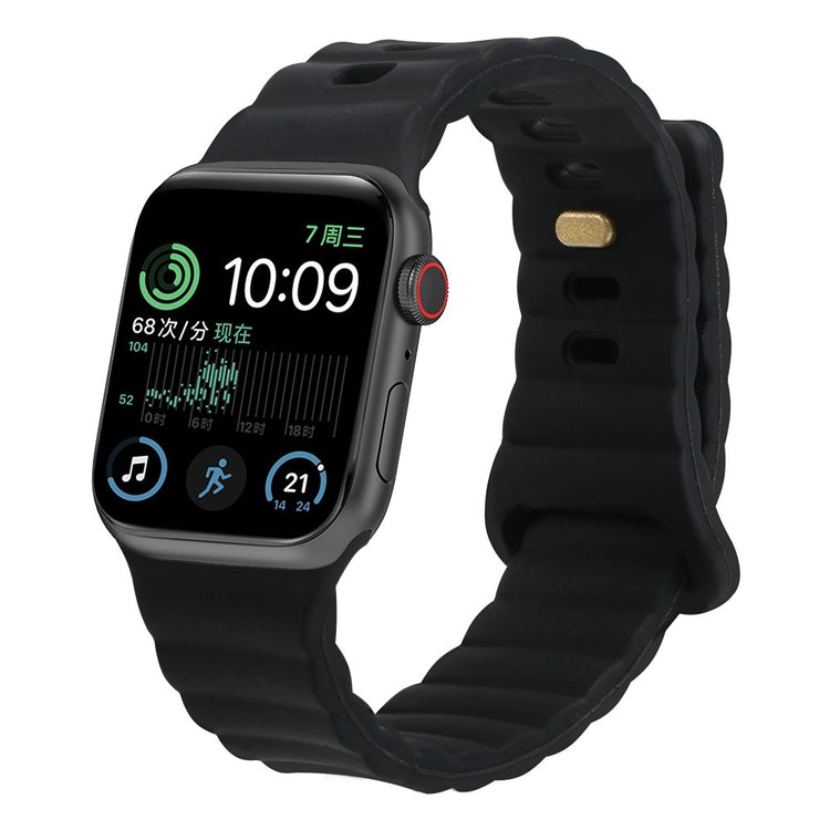 Meget slidstærk Universal Apple Silikone Rem - Sort#serie_1