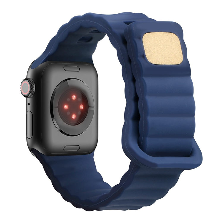 Super fantastisk Universal Apple Silikone Rem - Blå#serie_3