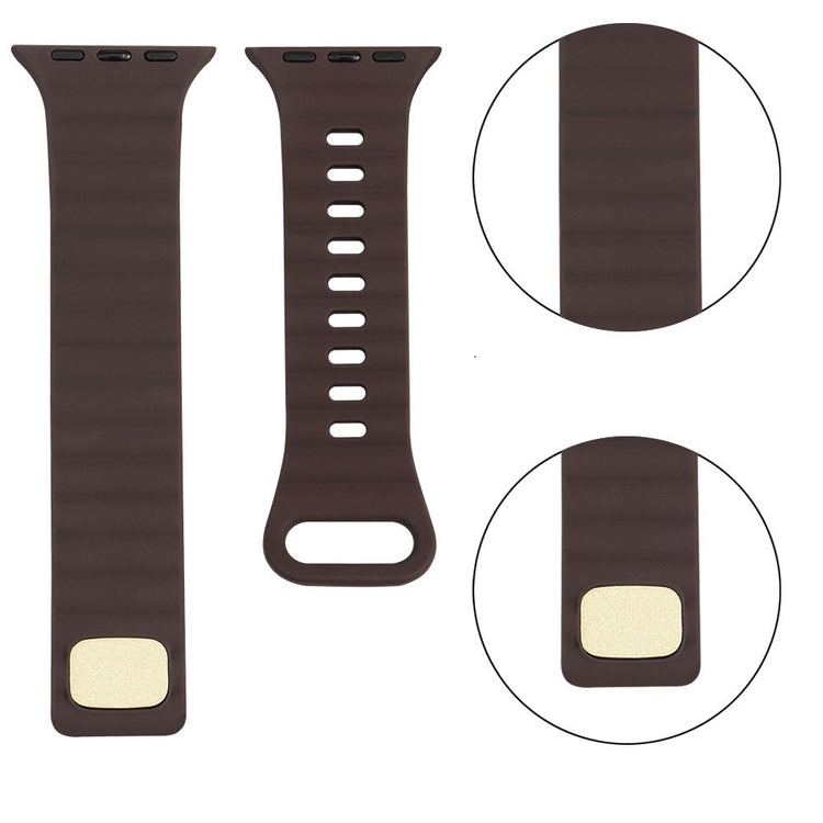 Meget slidstærk Universal Apple Silikone Rem - Brun#serie_9
