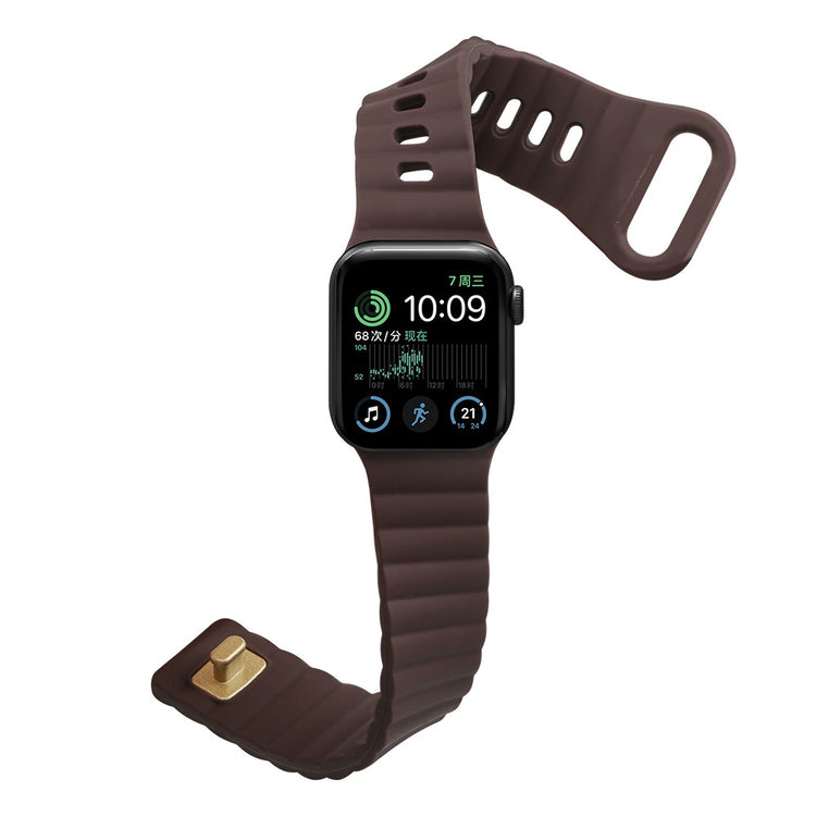 Meget slidstærk Universal Apple Silikone Rem - Brun#serie_9