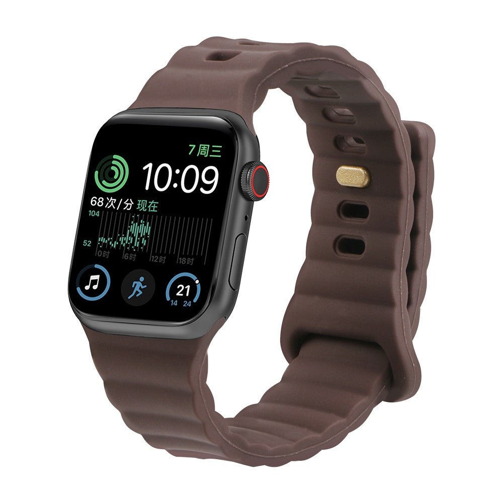 Meget slidstærk Universal Apple Silikone Rem - Brun#serie_9