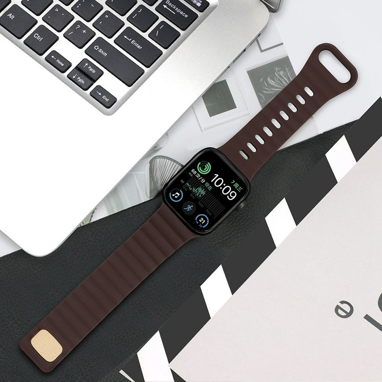 Meget slidstærk Universal Apple Silikone Rem - Brun#serie_9