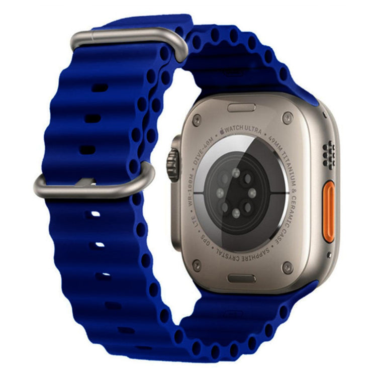 Nydelig Universal Apple Silikone Rem - Blå#serie_3