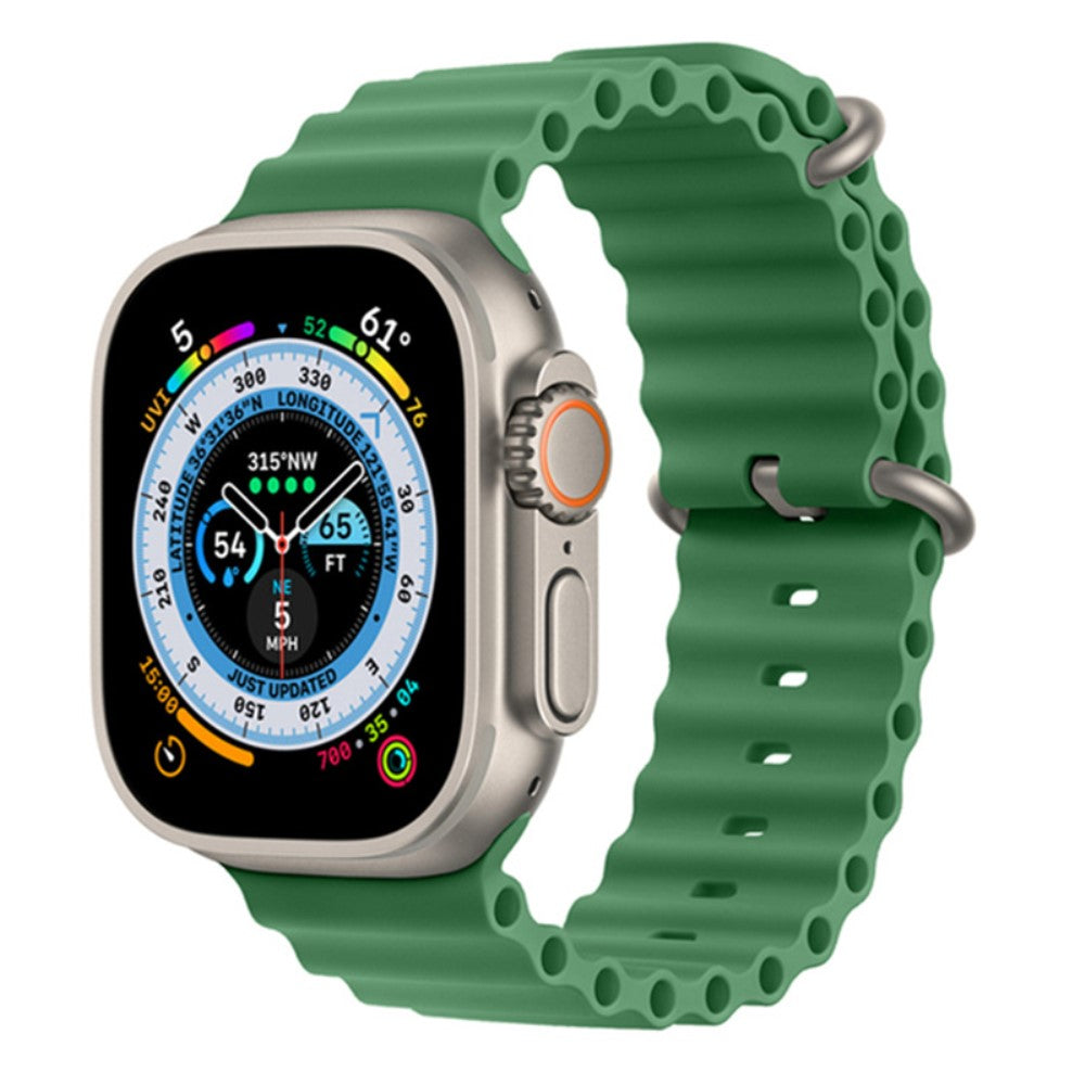 Vildt kønt Universal Apple Silikone Rem - Grøn#serie_4