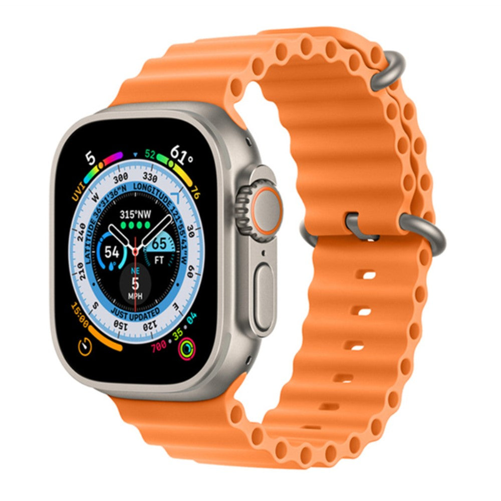 Vildt kønt Universal Apple Silikone Rem - Orange#serie_8
