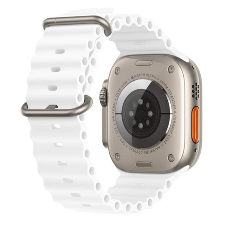 Nydelig Universal Apple Silikone Rem - Hvid#serie_9