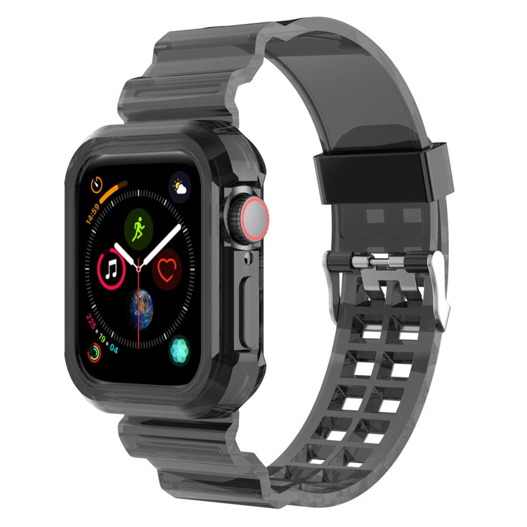 Vildt slidstærk Universal Apple Silikone Rem - Sort#serie_1