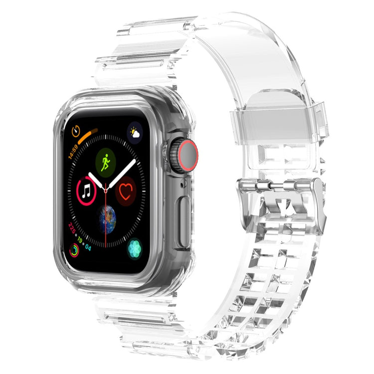 Vildt slidstærk Universal Apple Silikone Rem - Gennemsigtig#serie_2