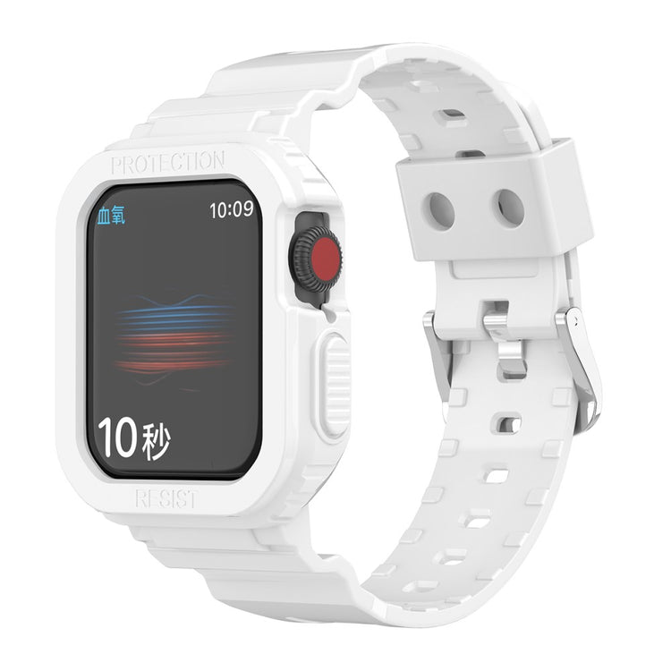 Fremragende Universal Apple Silikone Rem - Hvid#serie_2