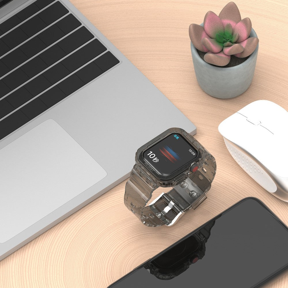 Fremragende Universal Apple Silikone Rem - Sort#serie_3