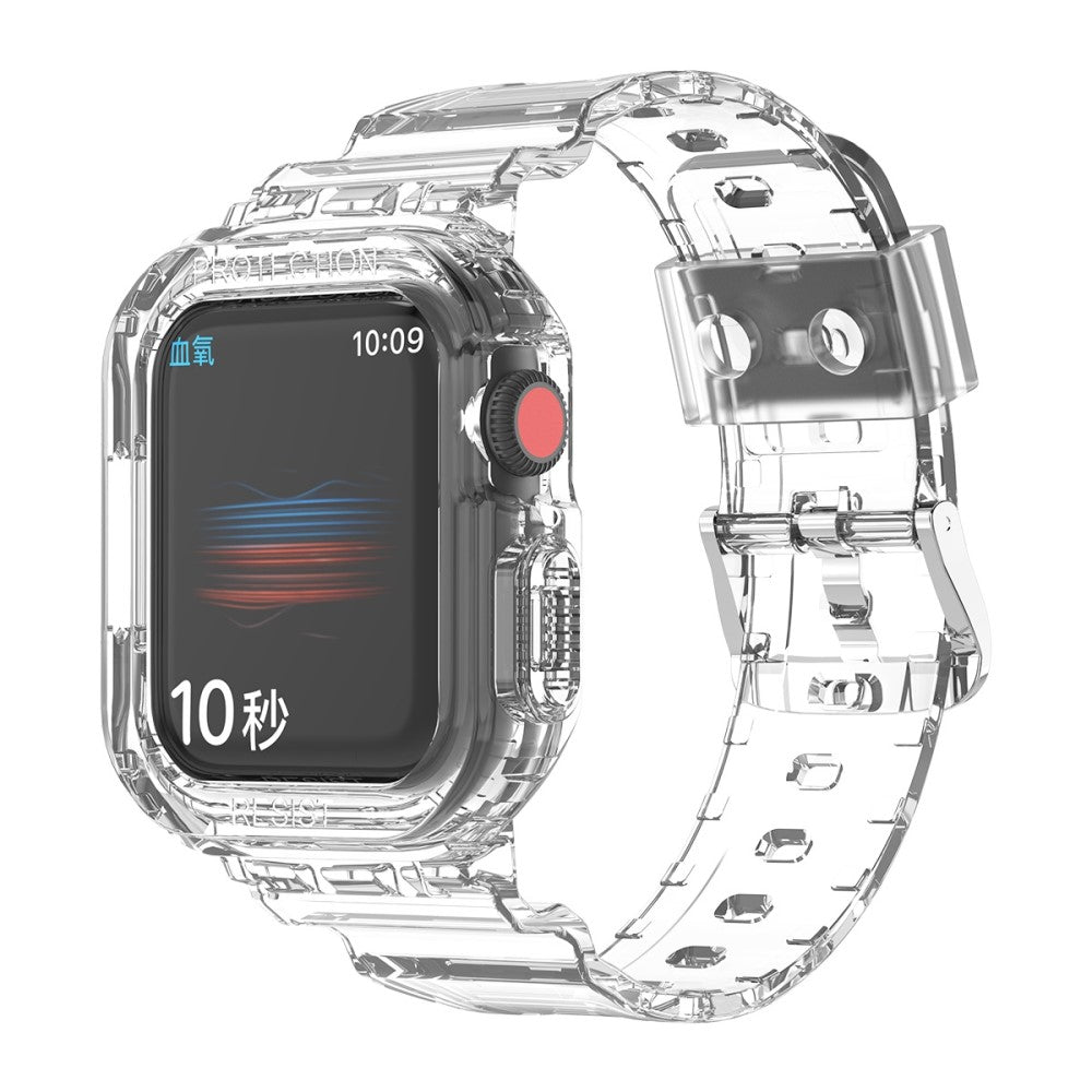 Fremragende Universal Apple Silikone Rem - Gennemsigtig#serie_8