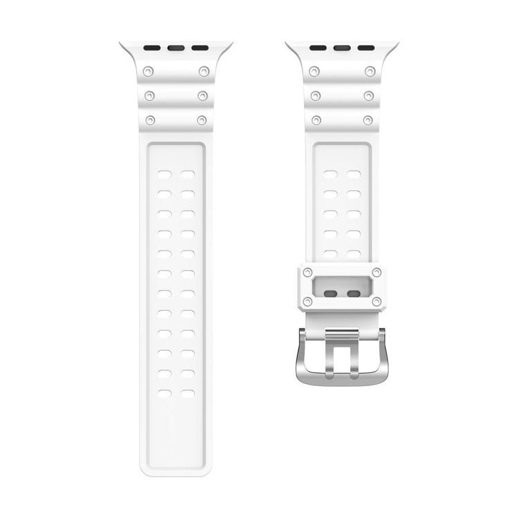 Rigtigt rart Universal Apple Silikone Rem - Hvid#serie_1