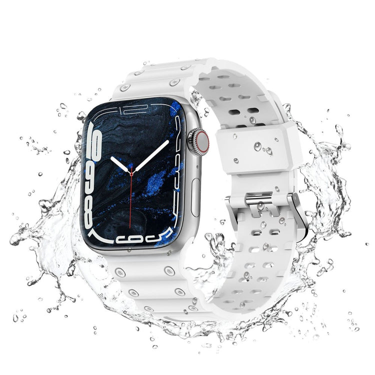 Rigtigt rart Universal Apple Silikone Rem - Hvid#serie_1
