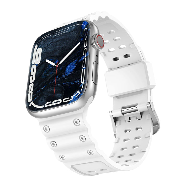Rigtigt rart Universal Apple Silikone Rem - Hvid#serie_1