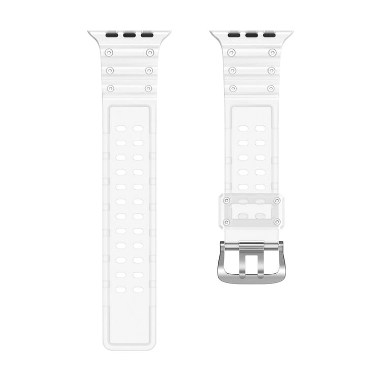 Rigtigt rart Universal Apple Silikone Rem - Gennemsigtig#serie_2