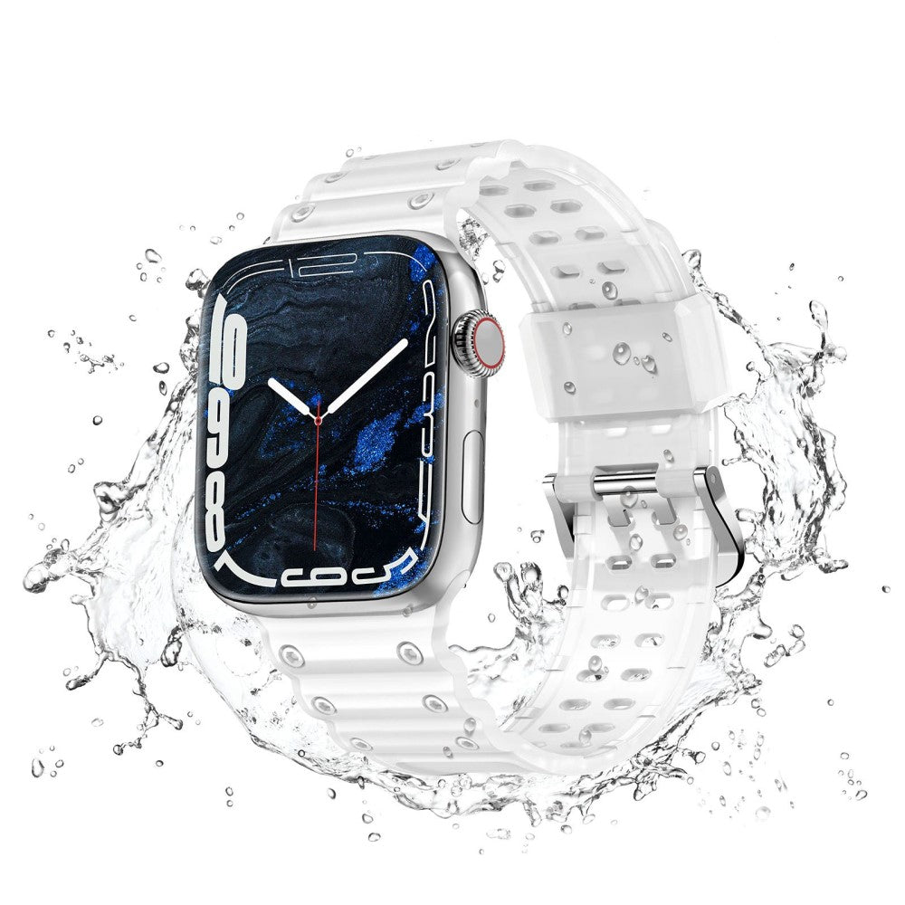Rigtigt rart Universal Apple Silikone Rem - Gennemsigtig#serie_2