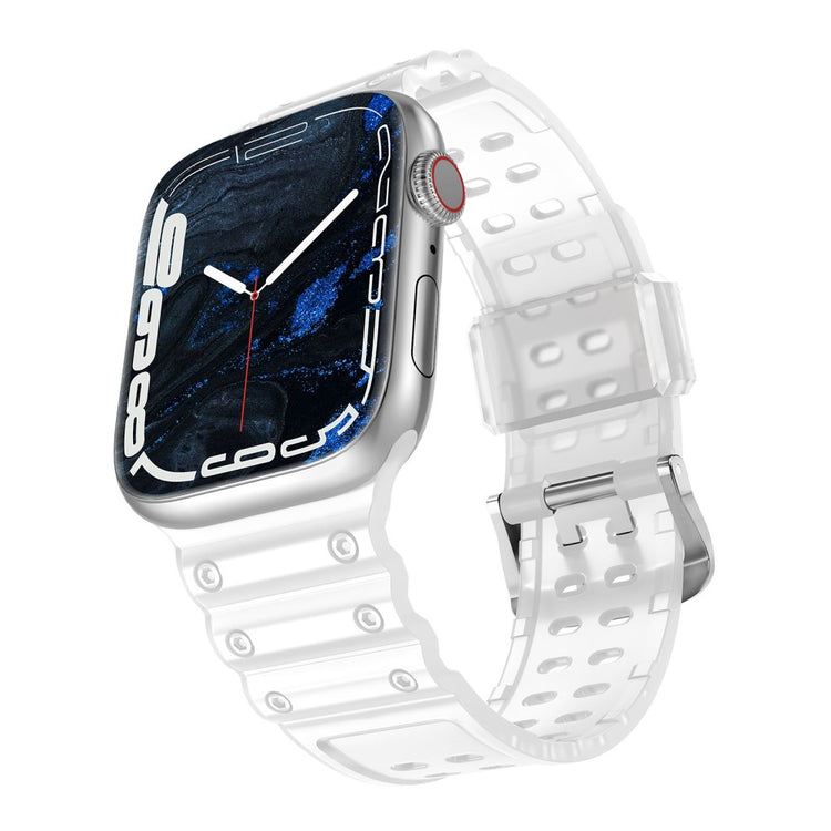Rigtigt rart Universal Apple Silikone Rem - Gennemsigtig#serie_2