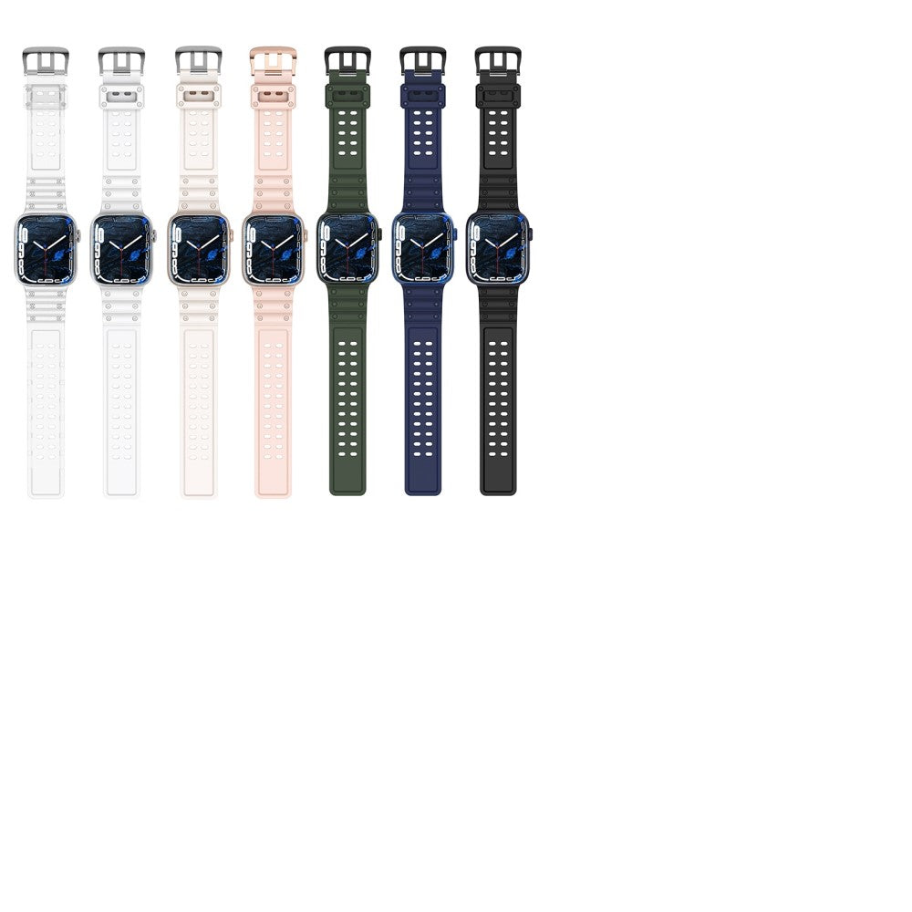Rigtigt rart Universal Apple Silikone Rem - Gennemsigtig#serie_2