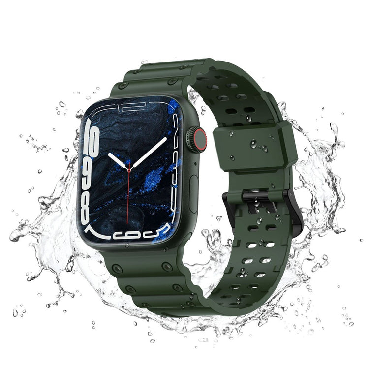 Rigtigt rart Universal Apple Silikone Rem - Grøn#serie_3