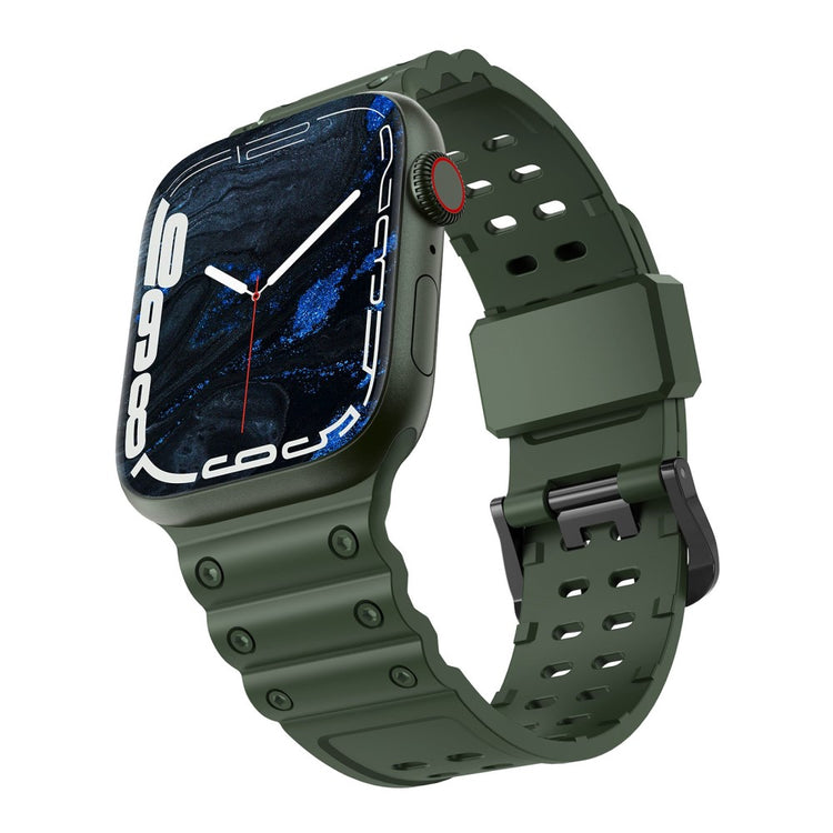 Rigtigt rart Universal Apple Silikone Rem - Grøn#serie_3