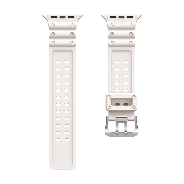 Rigtigt rart Universal Apple Silikone Rem - Beige#serie_7