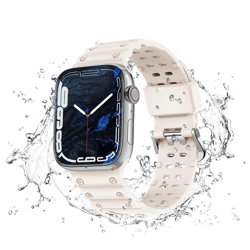 Rigtigt rart Universal Apple Silikone Rem - Beige#serie_7