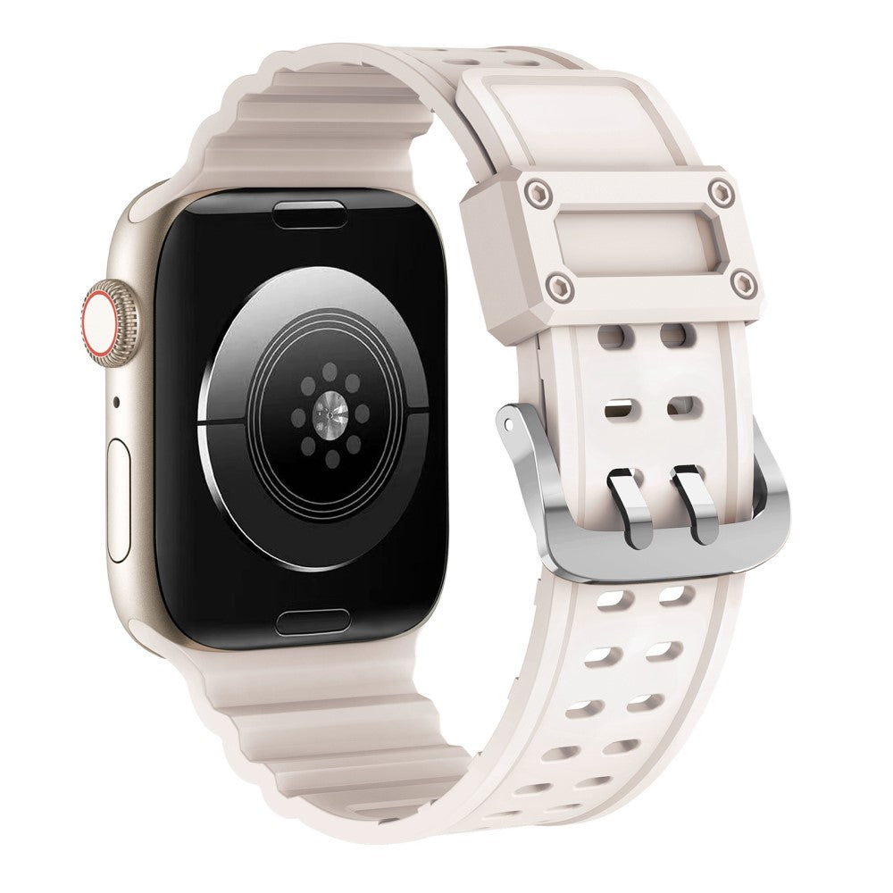 Rigtigt elegant Universal Apple Silikone Rem - Beige#serie_7
