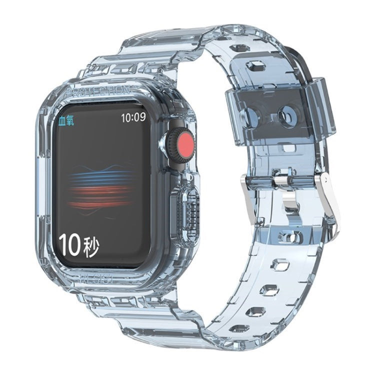 Rigtigt smuk Universal Apple Silikone Rem - Blå#serie_10