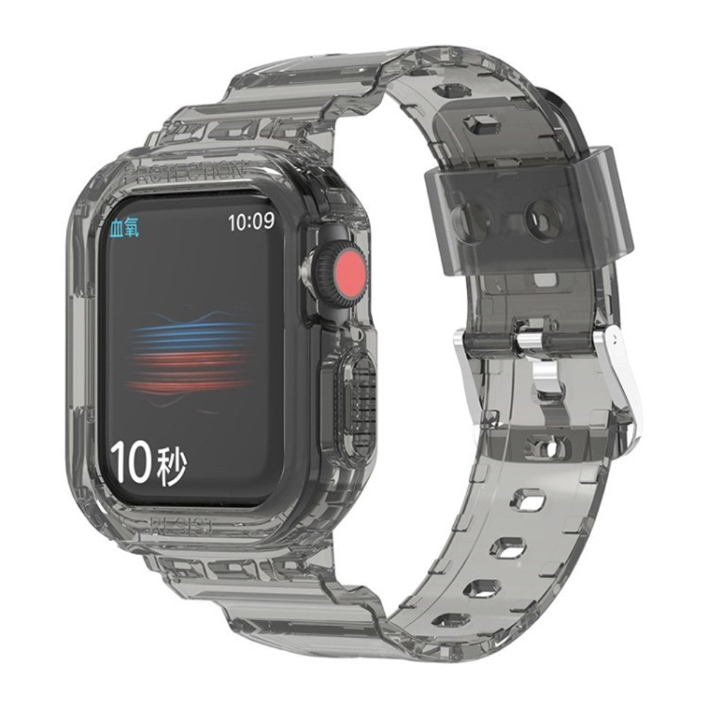 Rigtigt smuk Universal Apple Silikone Rem - Sølv#serie_6