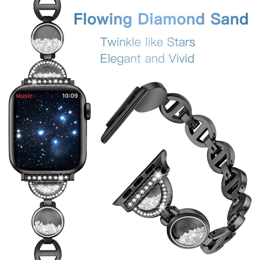 Helt vildt nydelig Universal Apple Metal Rem - Sort#serie_1