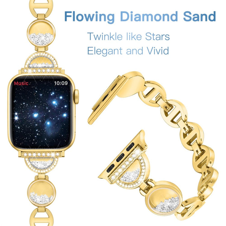 Helt vildt nydelig Universal Apple Metal Rem - Guld#serie_2