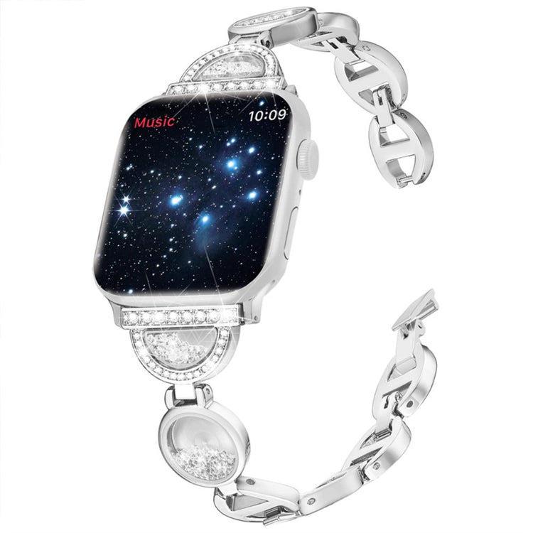 Helt vildt nydelig Universal Apple Metal Rem - Sølv#serie_4