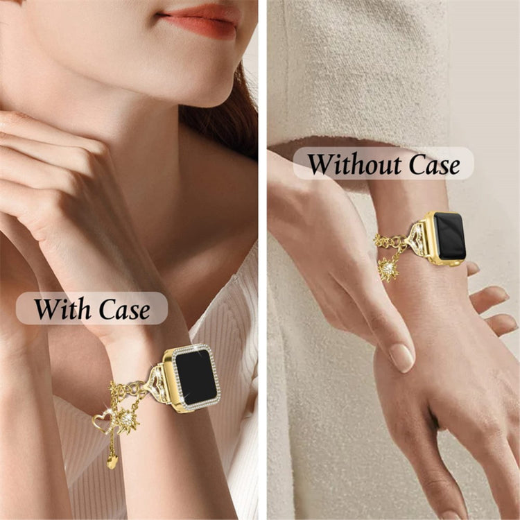  Apple Watch Series 8 (45mm) / Apple Watch Series 7 45mm Metal Rem - Guld#serie_2
