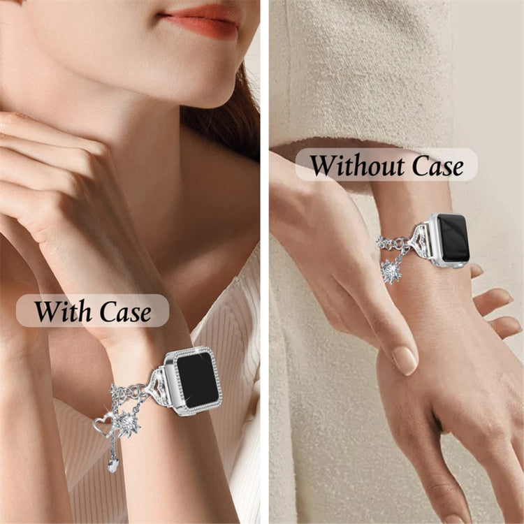  Apple Watch Series 8 (45mm) / Apple Watch Series 7 45mm Metal Rem - Sølv#serie_4