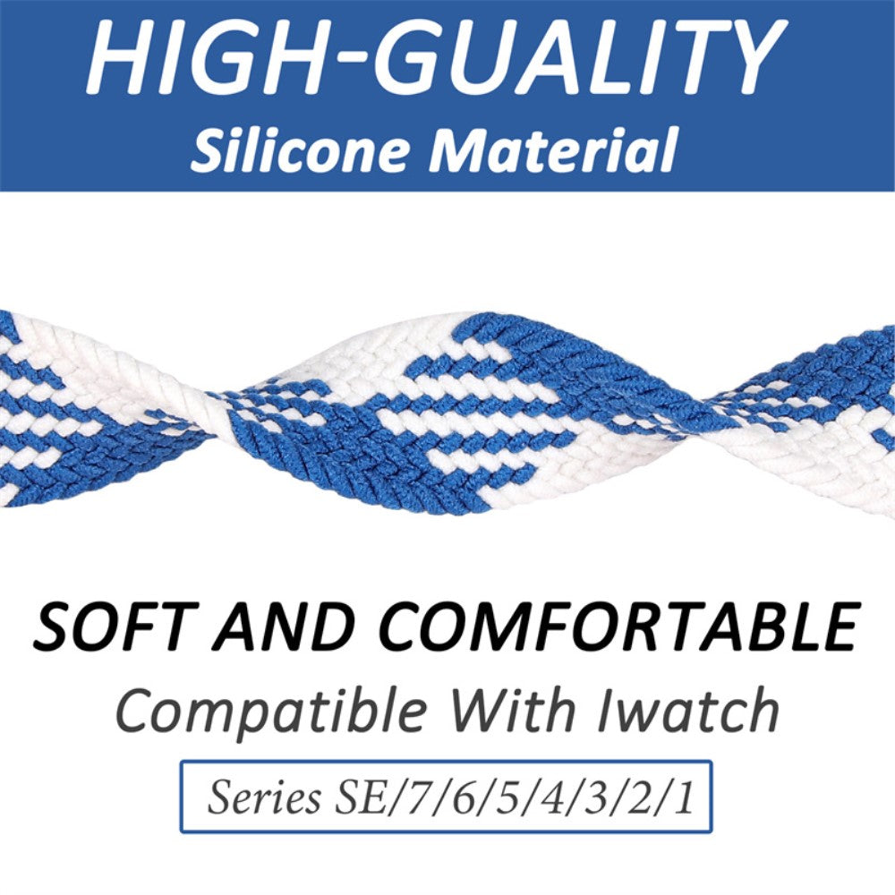 Vildt sejt Universal Apple Nylon Rem - Størrelse: L - Blå#serie_10