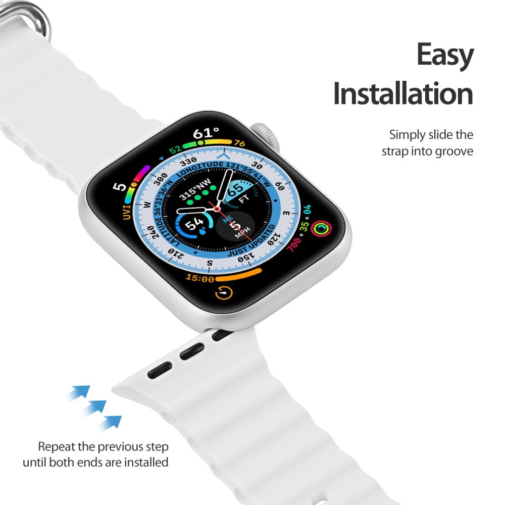 Stilren Universal Apple Plastik Rem - Hvid#serie_2