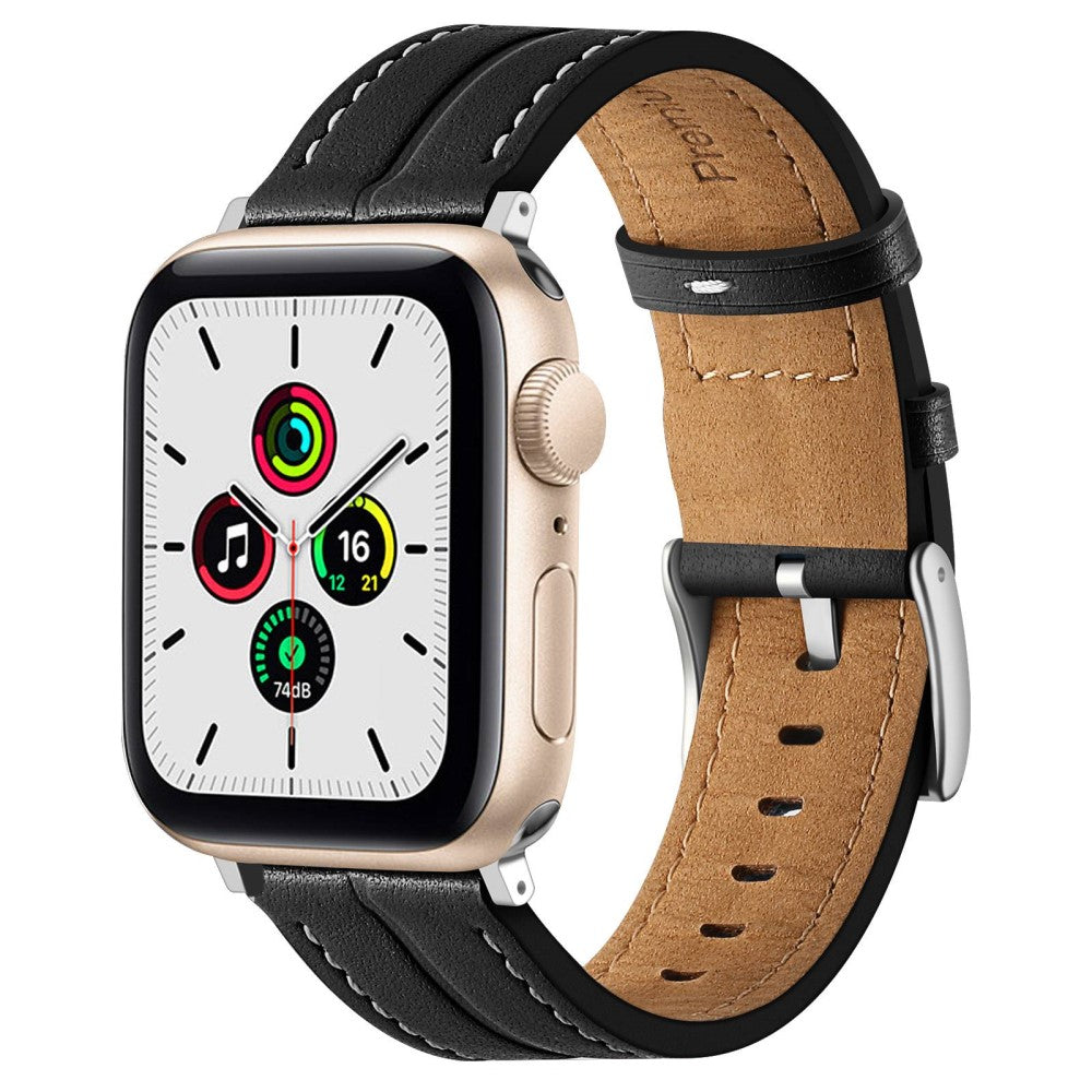 Stilren Universal Apple Ægte læder Rem - Sort#serie_1