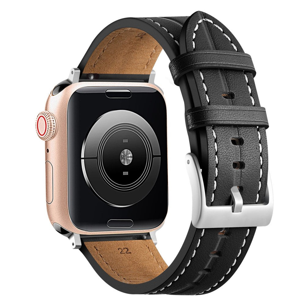 Stilren Universal Apple Ægte læder Rem - Sort#serie_1