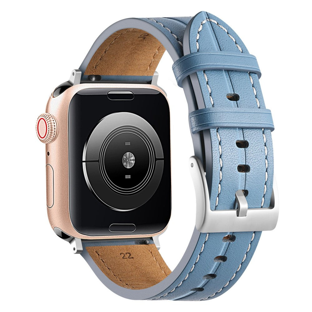 Stilren Universal Apple Ægte læder Rem - Blå#serie_2