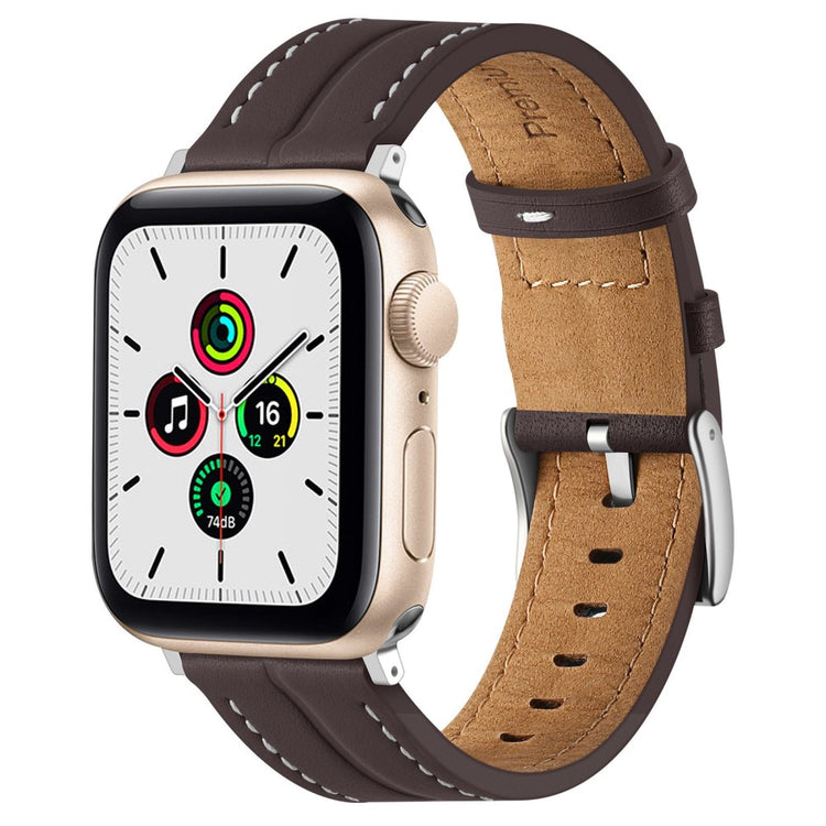 Stilren Universal Apple Ægte læder Rem - Brun#serie_3