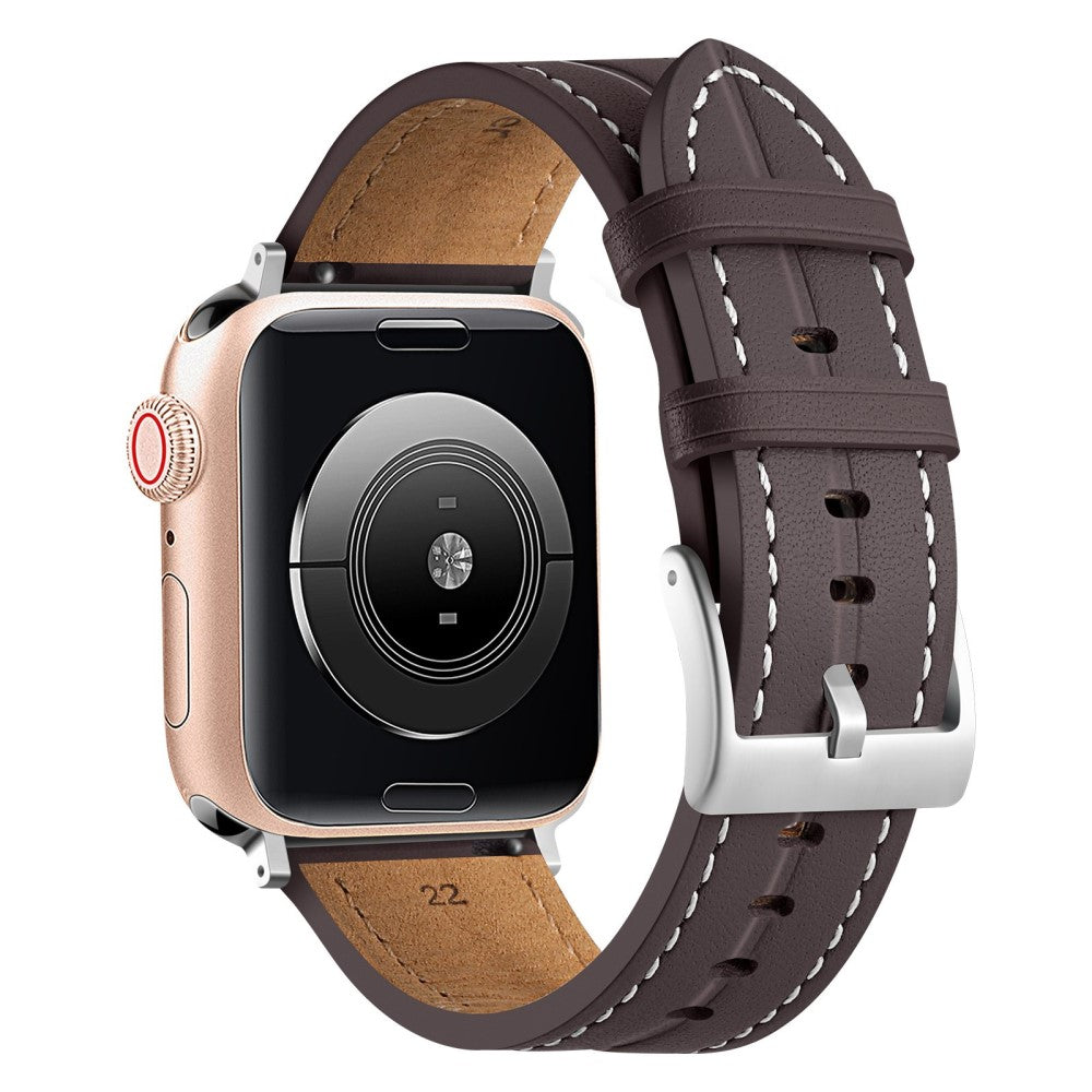 Stilren Universal Apple Ægte læder Rem - Brun#serie_3