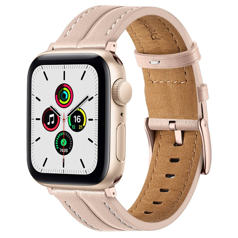 Stilren Universal Apple Ægte læder Rem - Pink#serie_5