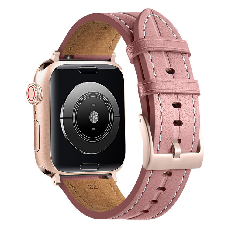 Stilren Universal Apple Ægte læder Rem - Pink#serie_6