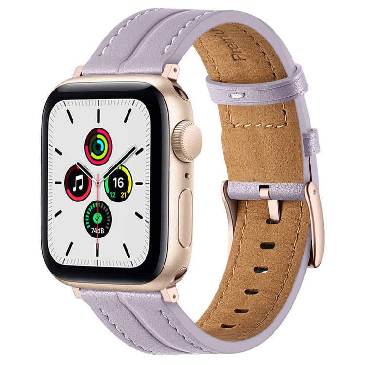 Stilren Universal Apple Ægte læder Rem - Lilla#serie_8